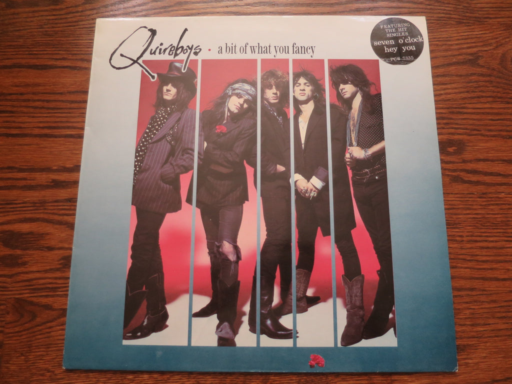 Quireboys - A Bit Of What You Fancy - LP UK Vinyl Album Record Cover