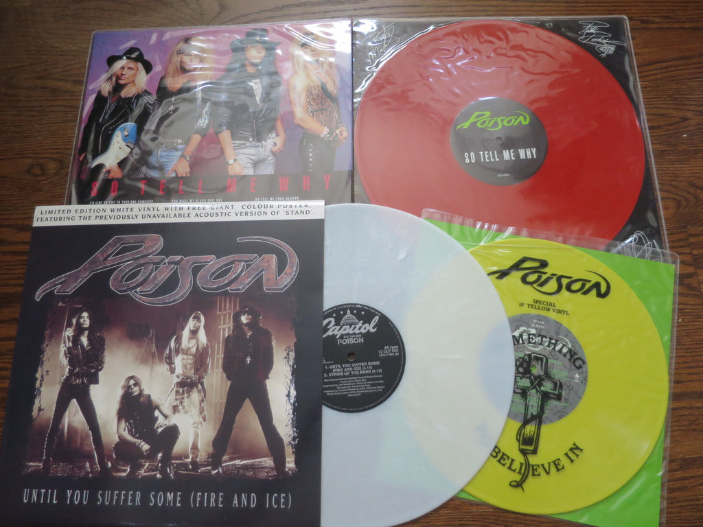 Poison - Five UK 12" singles - LP UK Vinyl Album Record Cover