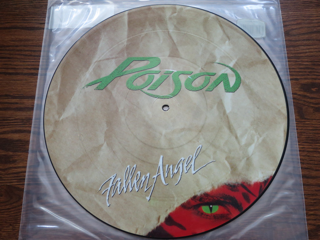 Poison - Fallen Angel (12" picture disc) - LP UK Vinyl Album Record Cover