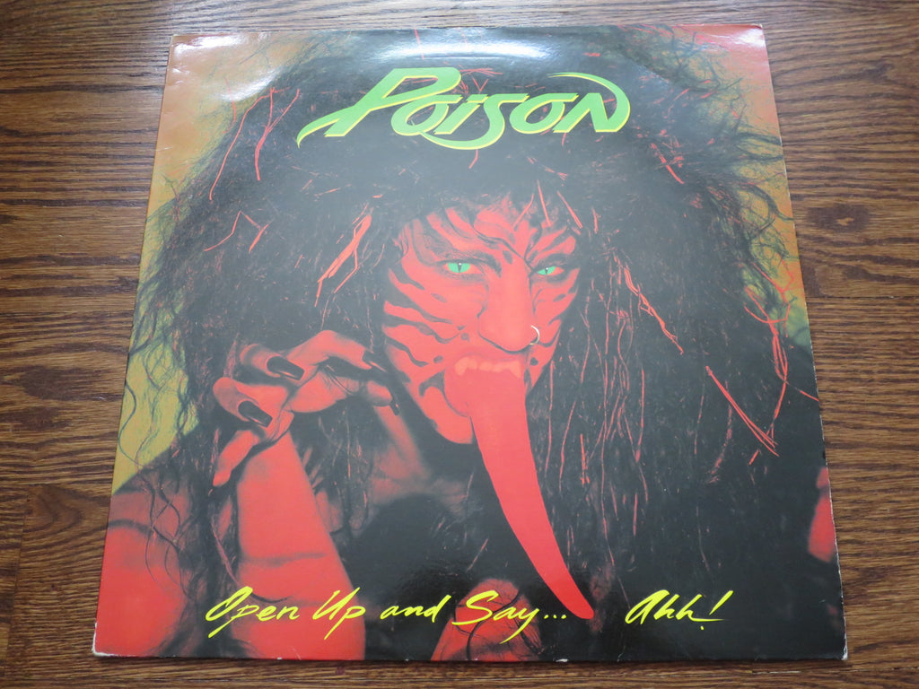 Poison - Open Up And Say... Ahh! 3three - LP UK Vinyl Album Record Cover
