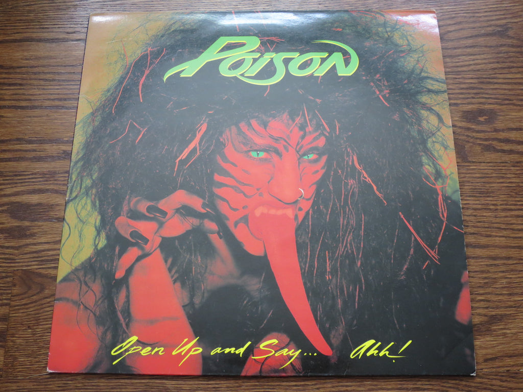 Poison - Open Up And Say... Ahh! - LP UK Vinyl Album Record Cover