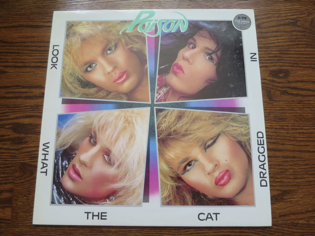 Poison - Look What The Cat Dragged In - LP UK Vinyl Album Record Cover