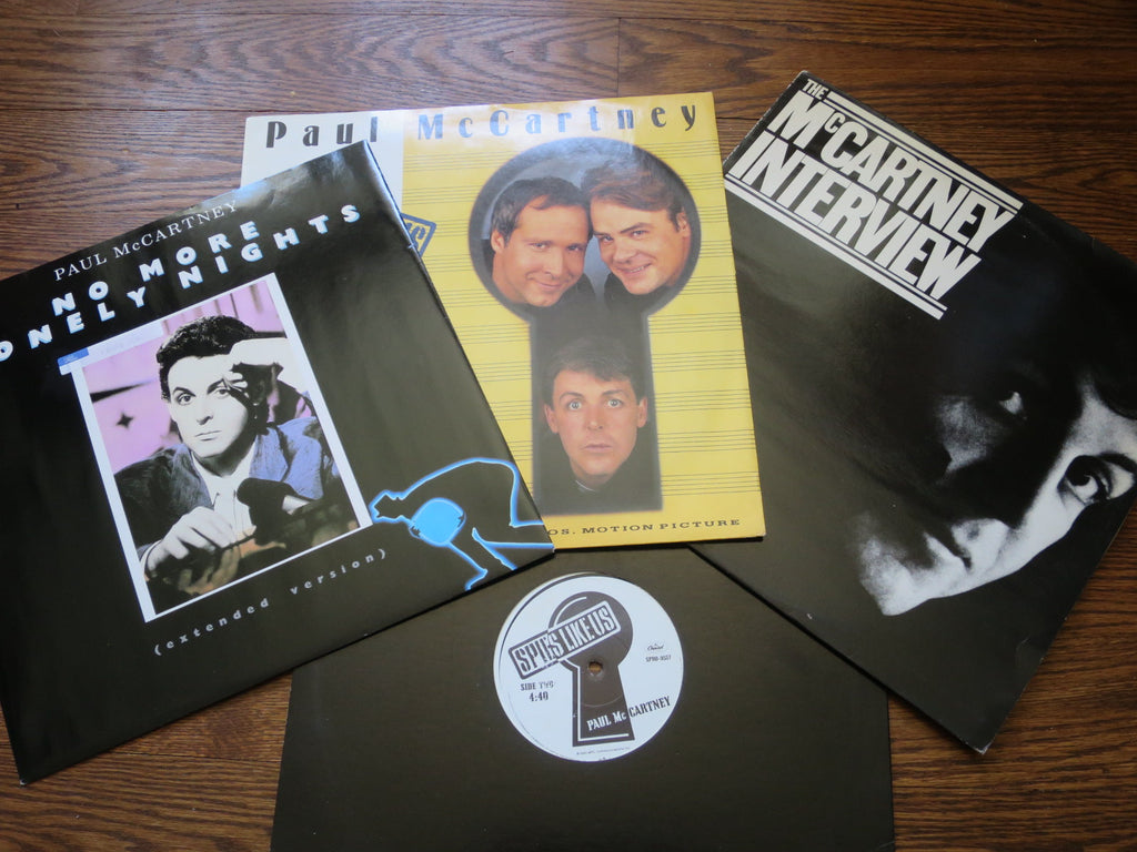 Paul McCartney - 3 12" singles & an interview LP - LP UK Vinyl Album Record Cover