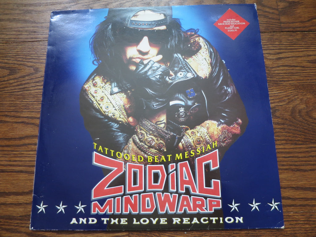 Zodiac Mindwarp And The Love Reaction - Tattooed Beat Messiah - LP UK Vinyl Album Record Cover