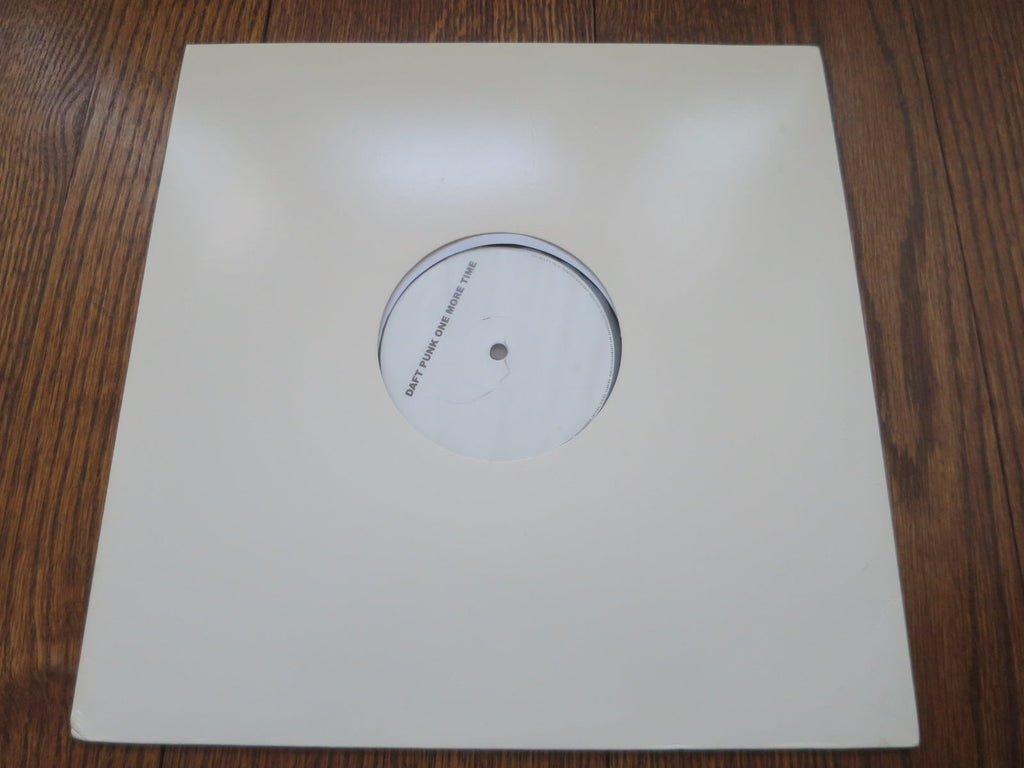 Daft Punk - One More Time one-sided White Label Promo - LP UK Vinyl Album Record Cover