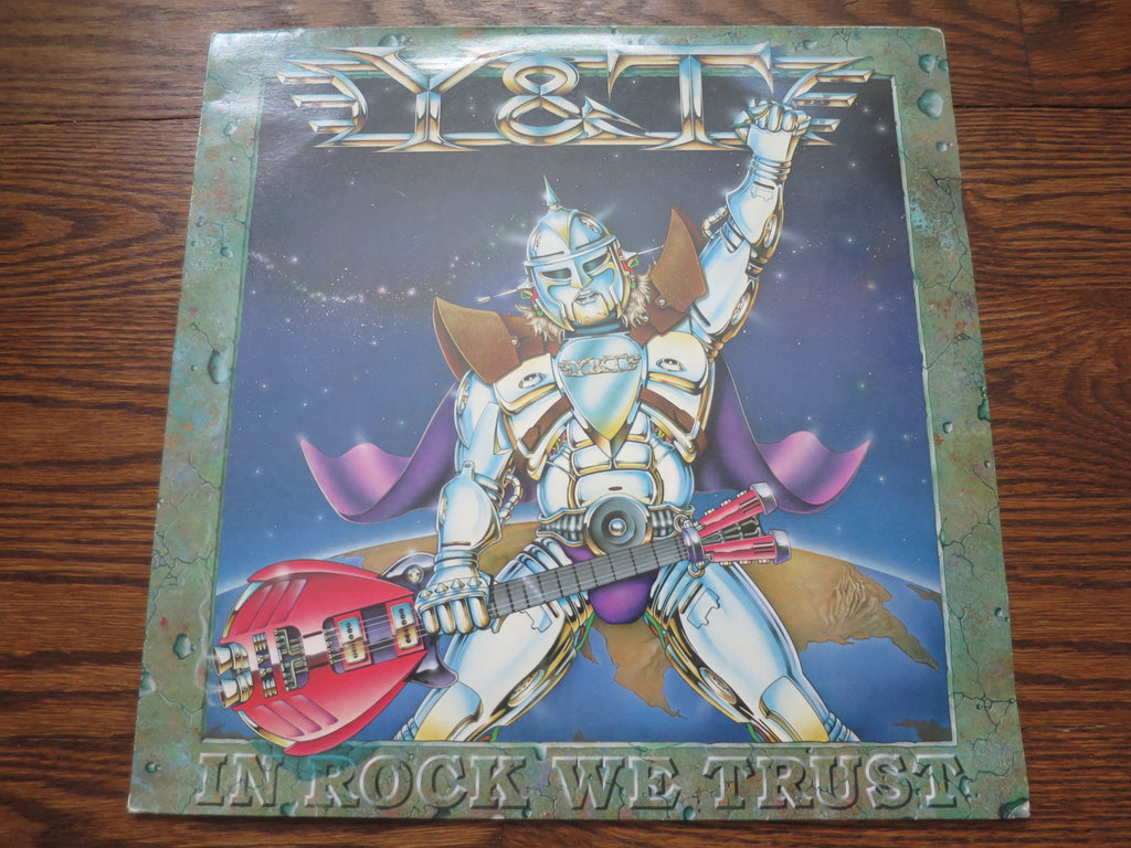 Y& T - In Rock We Trust - LP UK Vinyl Album Record Cover
