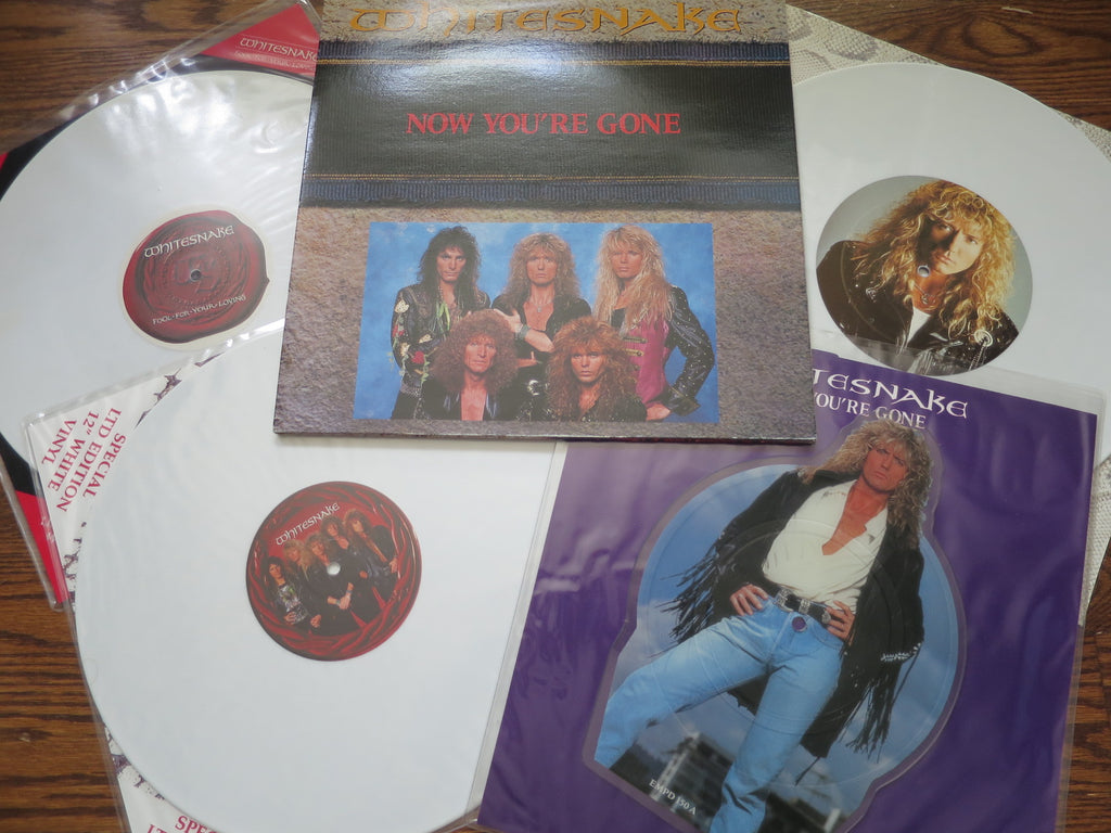 Whitesnake - Nine UK singles - LP UK Vinyl Album Record Cover