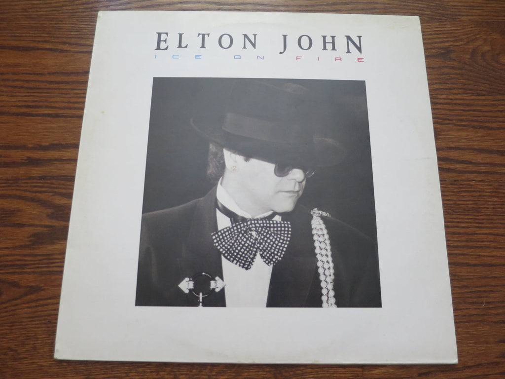 Elton John - Ice On Fire 2two - LP UK Vinyl Album Record Cover