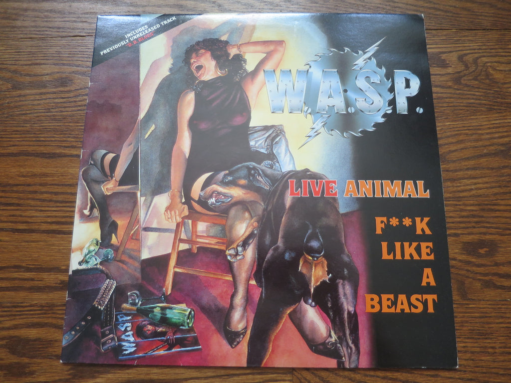 W.A.S.P. - Live Animal 12" - LP UK Vinyl Album Record Cover