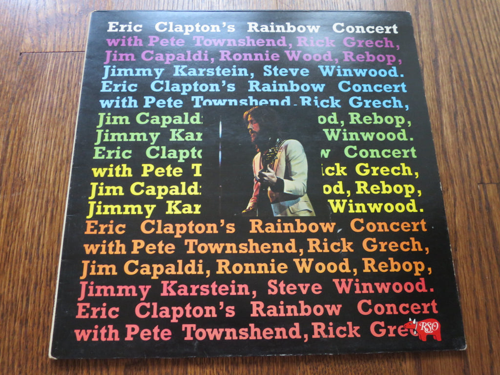 Eric Clapton - Rainbow Concert - LP UK Vinyl Album Record Cover