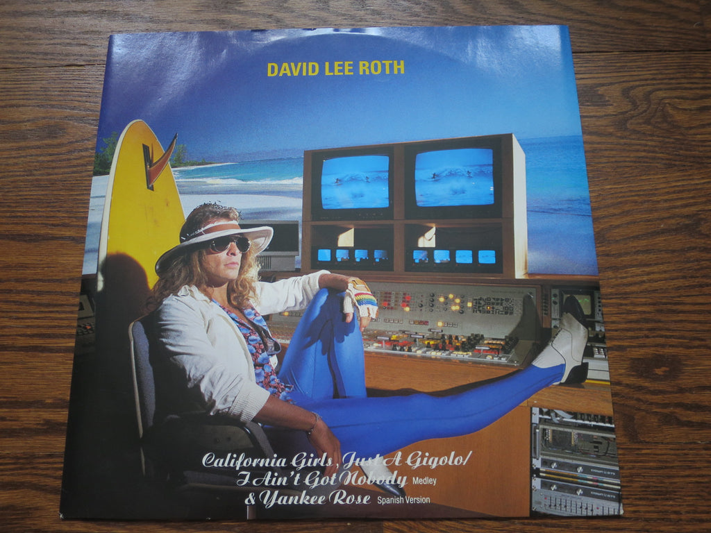 David Lee Roth - Two UK singles - LP UK Vinyl Album Record Cover