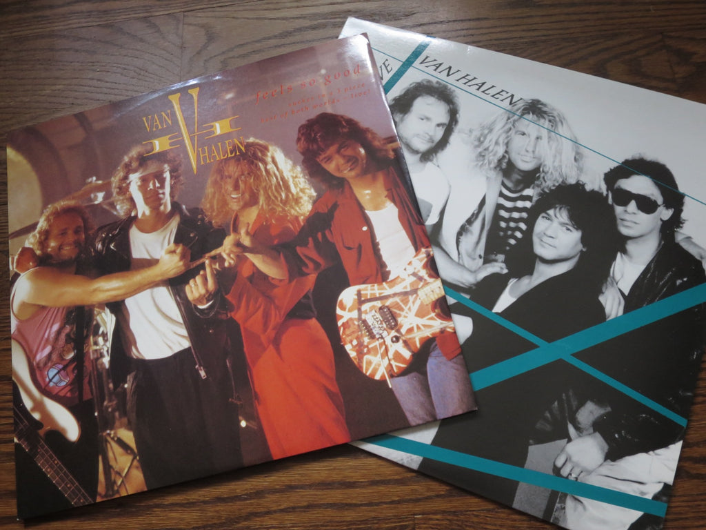 Van Halen - Two UK 12" singles and a 7" - LP UK Vinyl Album Record Cover