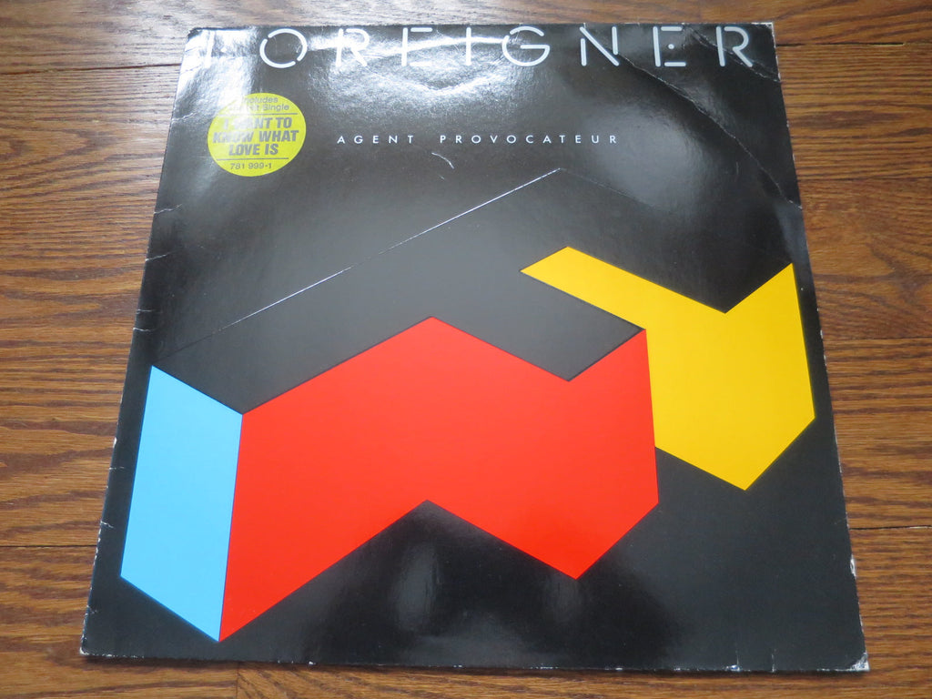 Foreigner - Agent Provocateur - LP UK Vinyl Album Record Cover