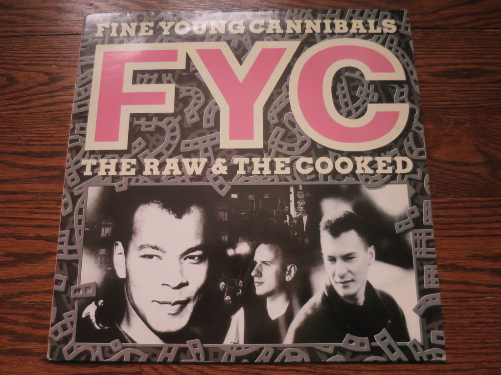 Fine Young Cannibals - The Raw & The Cooked 3three - LP UK Vinyl Album Record Cover