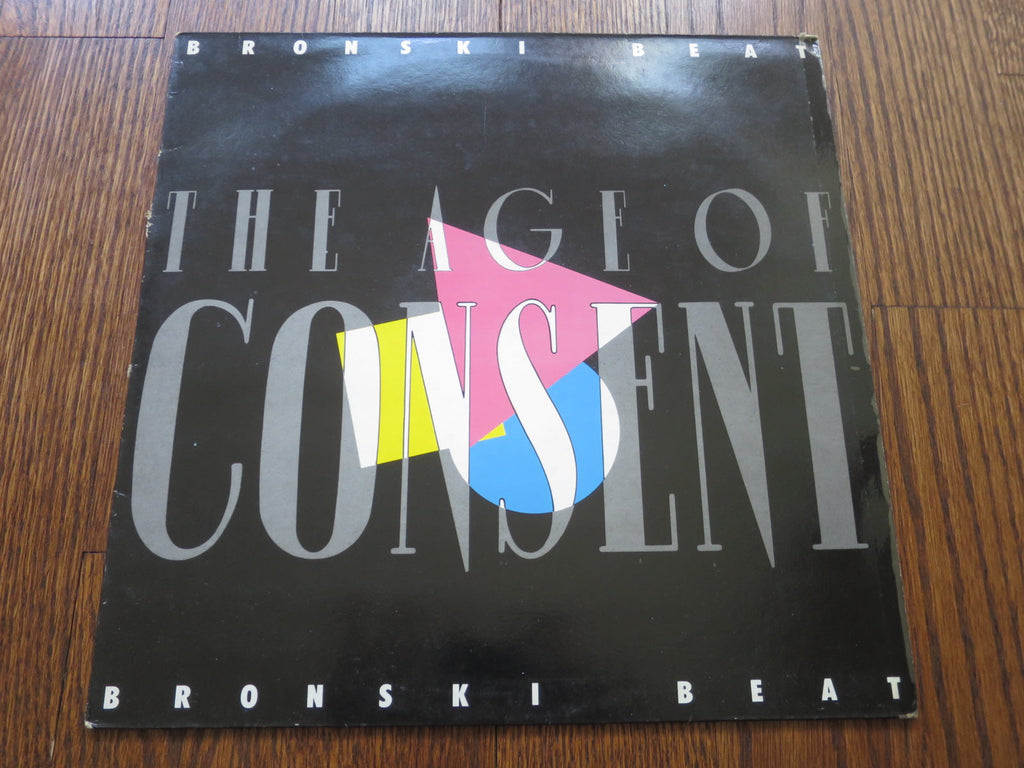 Bronski Beat - The Age Of Consent - LP UK Vinyl Album Record Cover