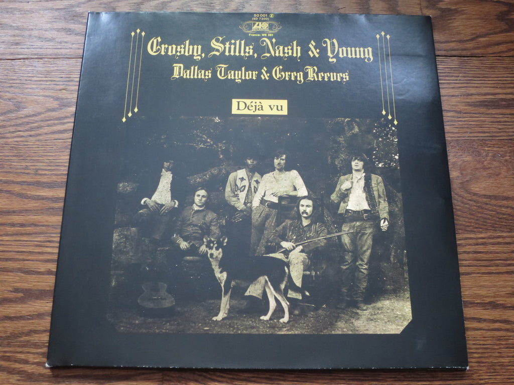 Crosby, Stills, Nash & Young - Déjà Vu (reissue) 3three - LP UK Vinyl Album Record Cover