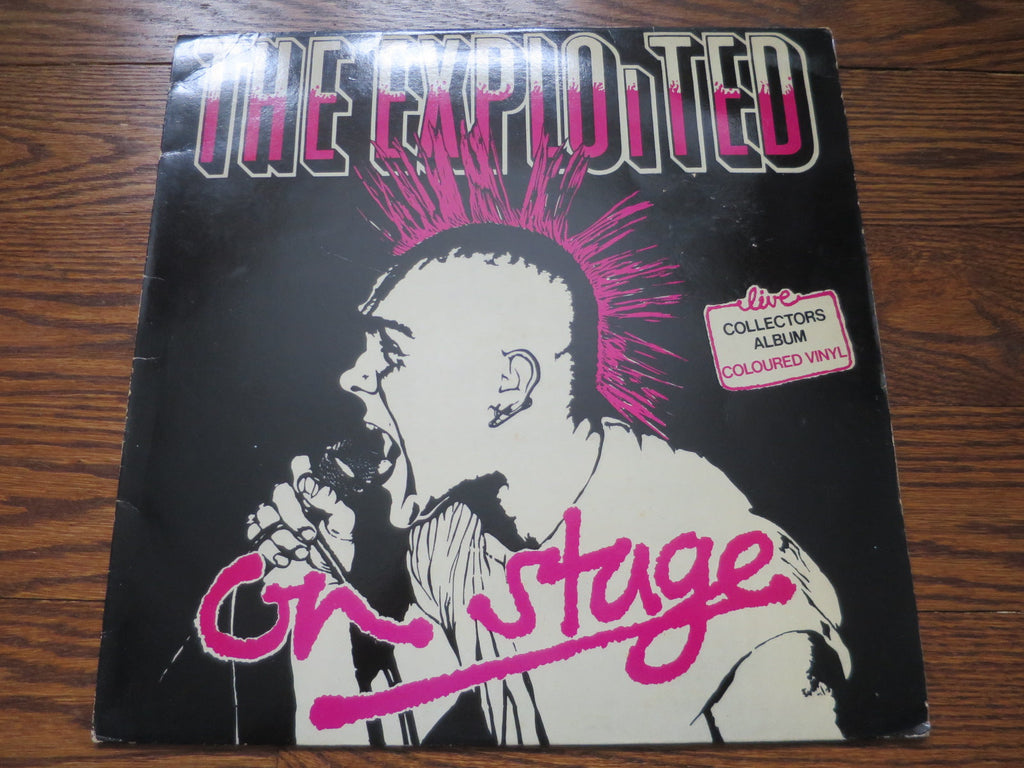 The Exploited - On Stage - LP UK Vinyl Album Record Cover