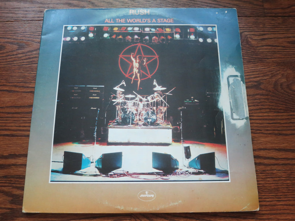 Rush - All The World's A Stage - LP UK Vinyl Album Record Cover