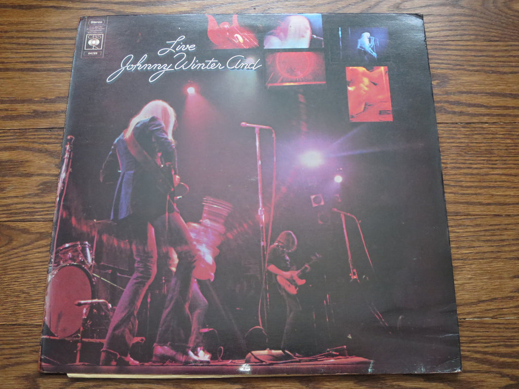 Johnny Winter And - Live - LP UK Vinyl Album Record Cover