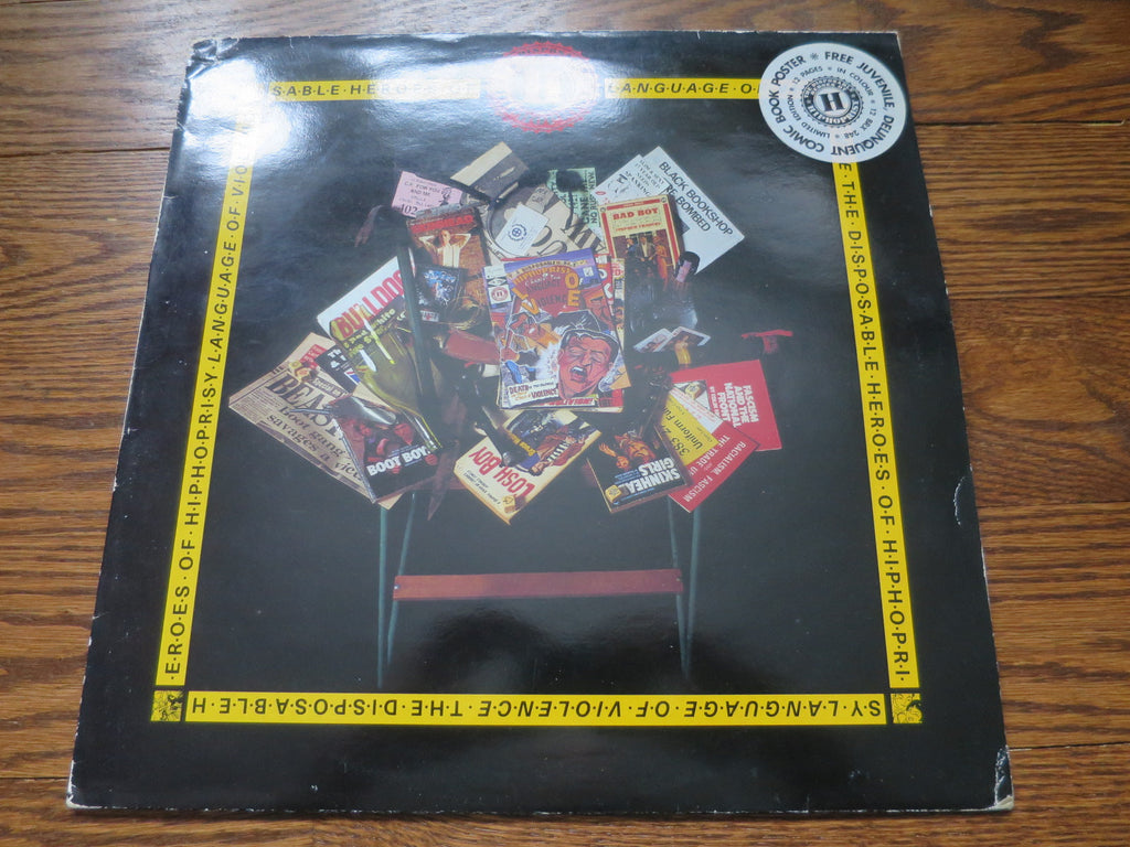 Disposable Heroes of Hiphoprisy - Language Of Violence 12" - LP UK Vinyl Album Record Cover