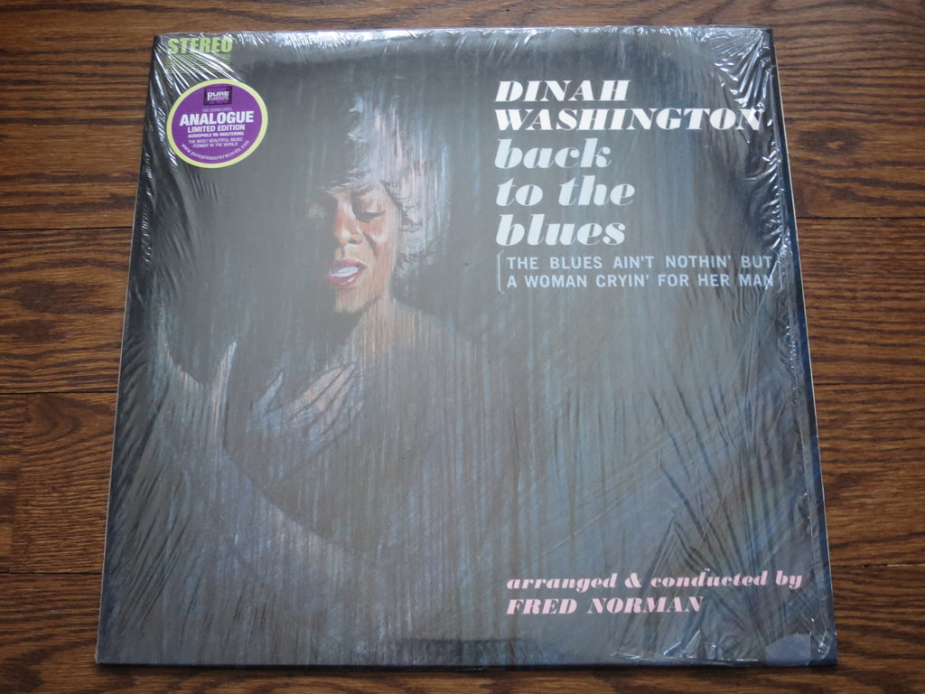 Dinah Washington - Back To The Blues - LP UK Vinyl Album Record Cover