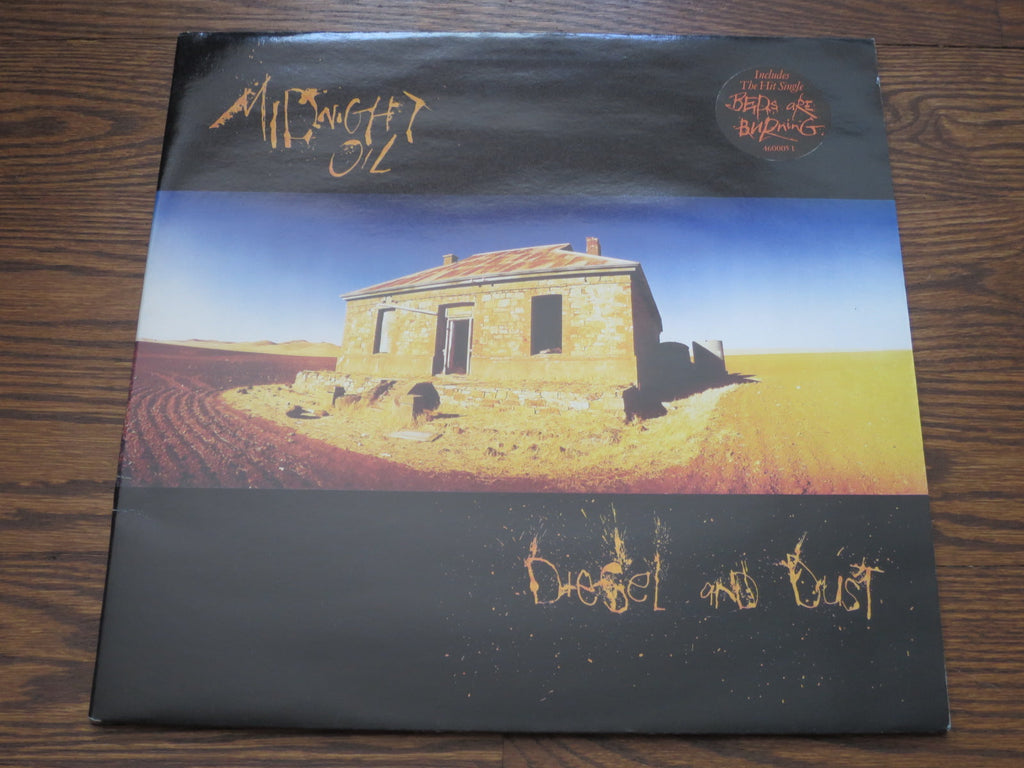 Midnight Oil - Diesel And Dust - LP UK Vinyl Album Record Cover