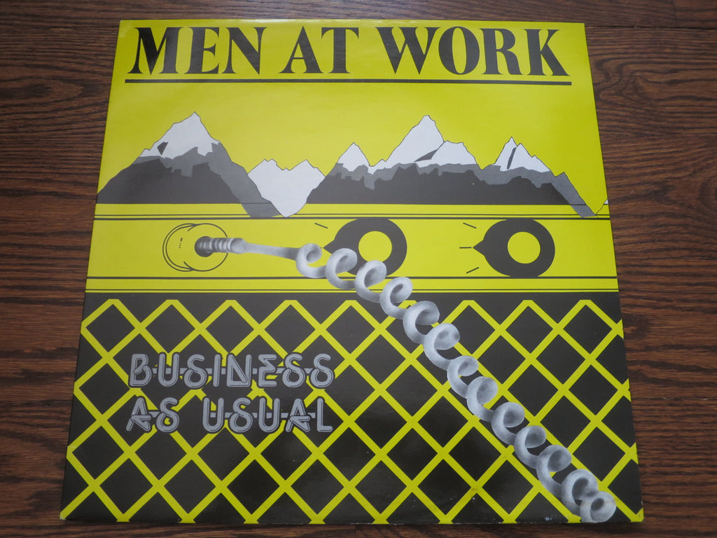 Men At Work - Business As Usual - LP UK Vinyl Album Record Cover