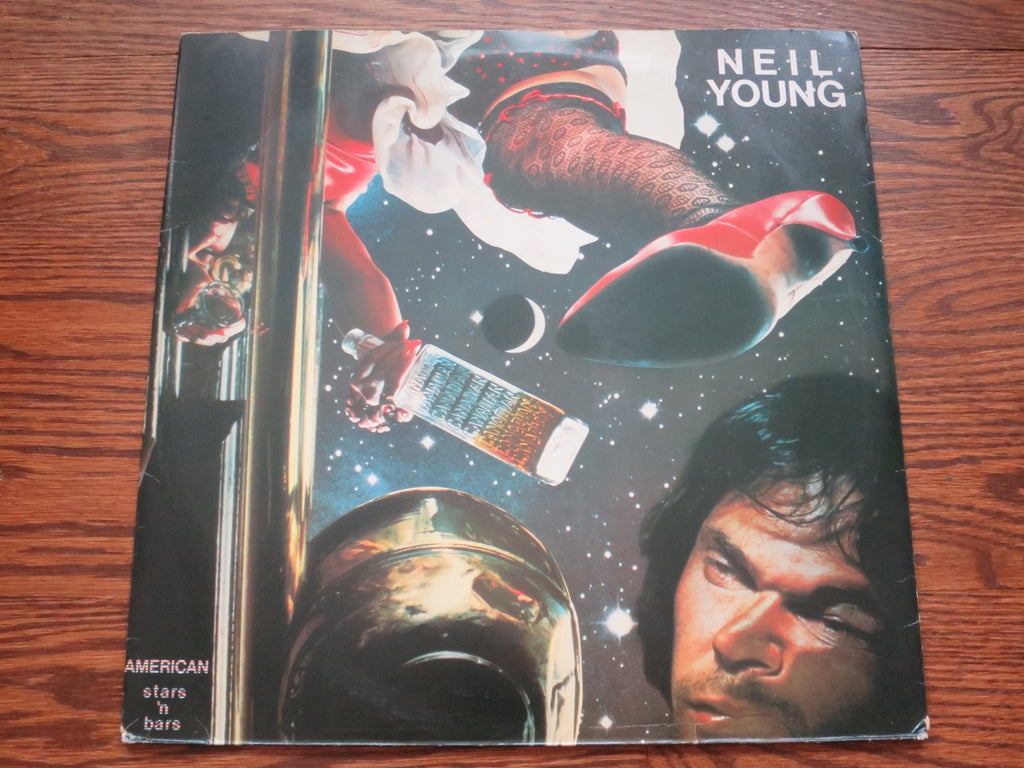 Neil Young - American Stars 'n Bars 2two - LP UK Vinyl Album Record Cover