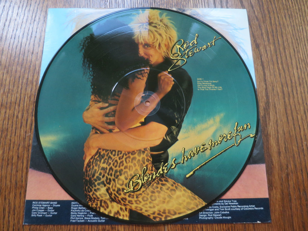 Rod Stewart - Blondes Have More Fun (picture disc) - LP UK Vinyl Album Record Cover