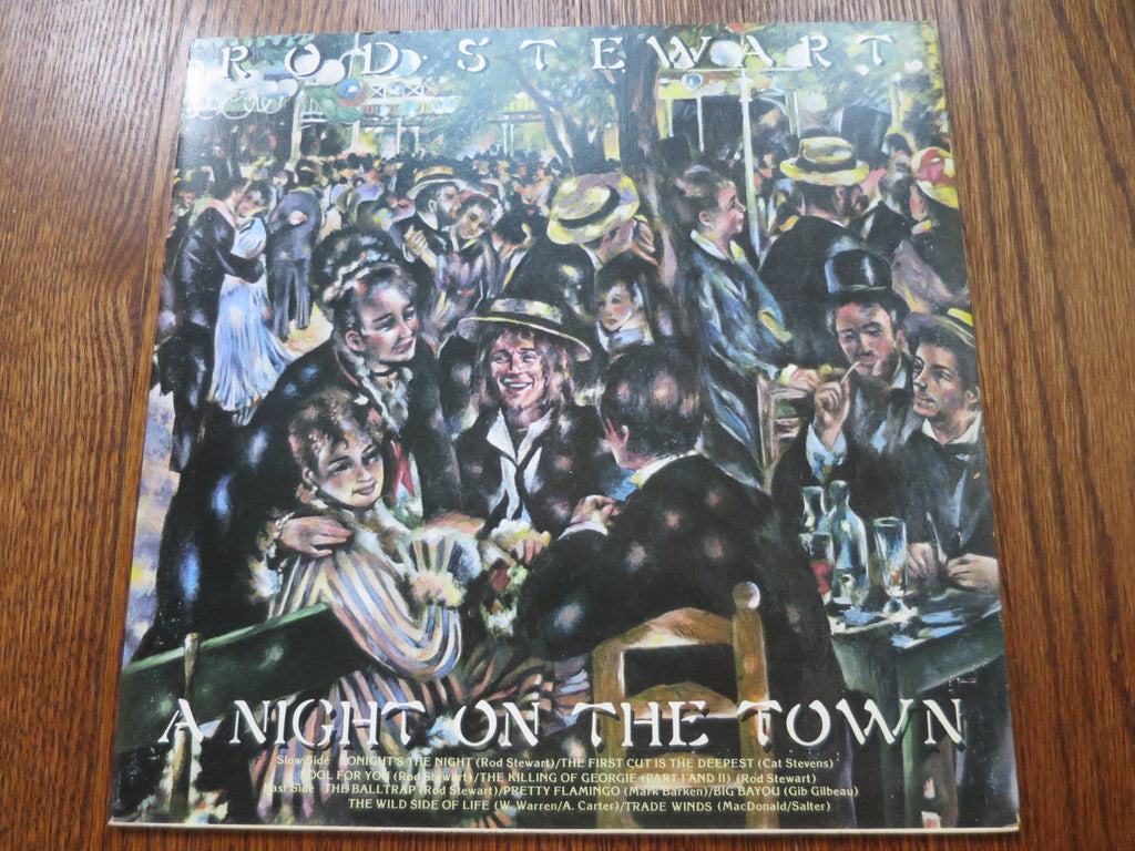 Rod Stewart - A Night On The Town 3three - LP UK Vinyl Album Record Cover