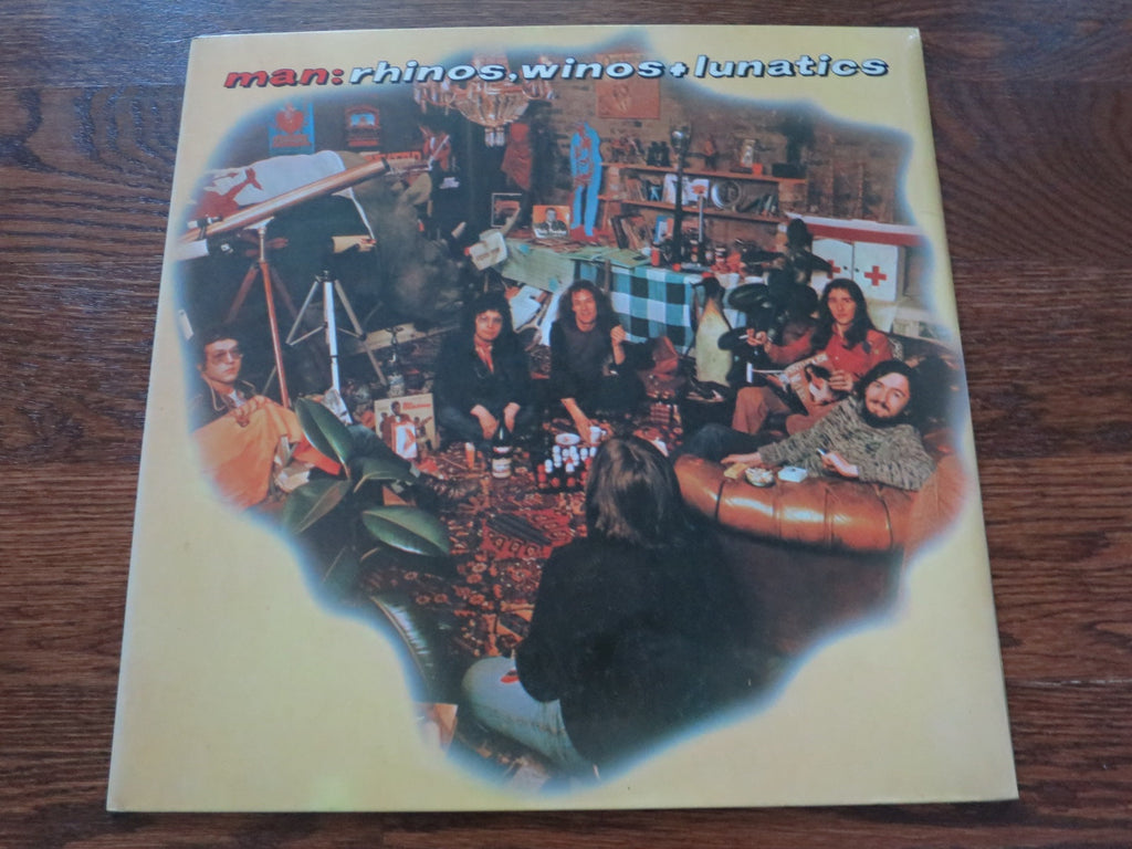 Man - Rhinos, Winos and Lunatics - LP UK Vinyl Album Record Cover