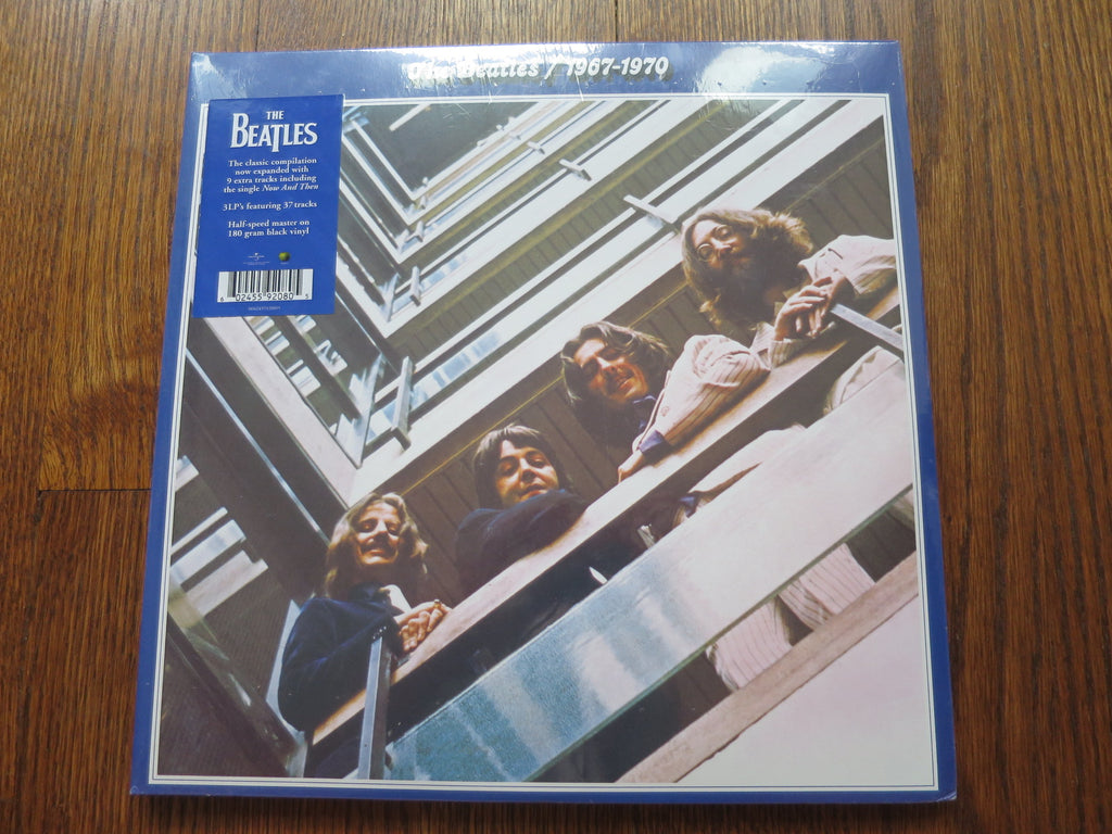 The Beatles - Blue Album 1967-1970 (triple LP reissue) - LP UK Vinyl Album Record Cover