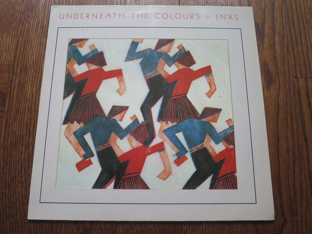 INXS - Underneath The Colours - LP UK Vinyl Album Record Cover