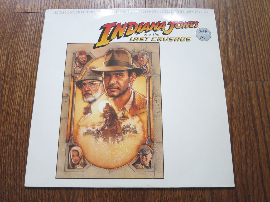 Indiana Jones and the Last Crusade - soundtrack - LP UK Vinyl Album Record Cover