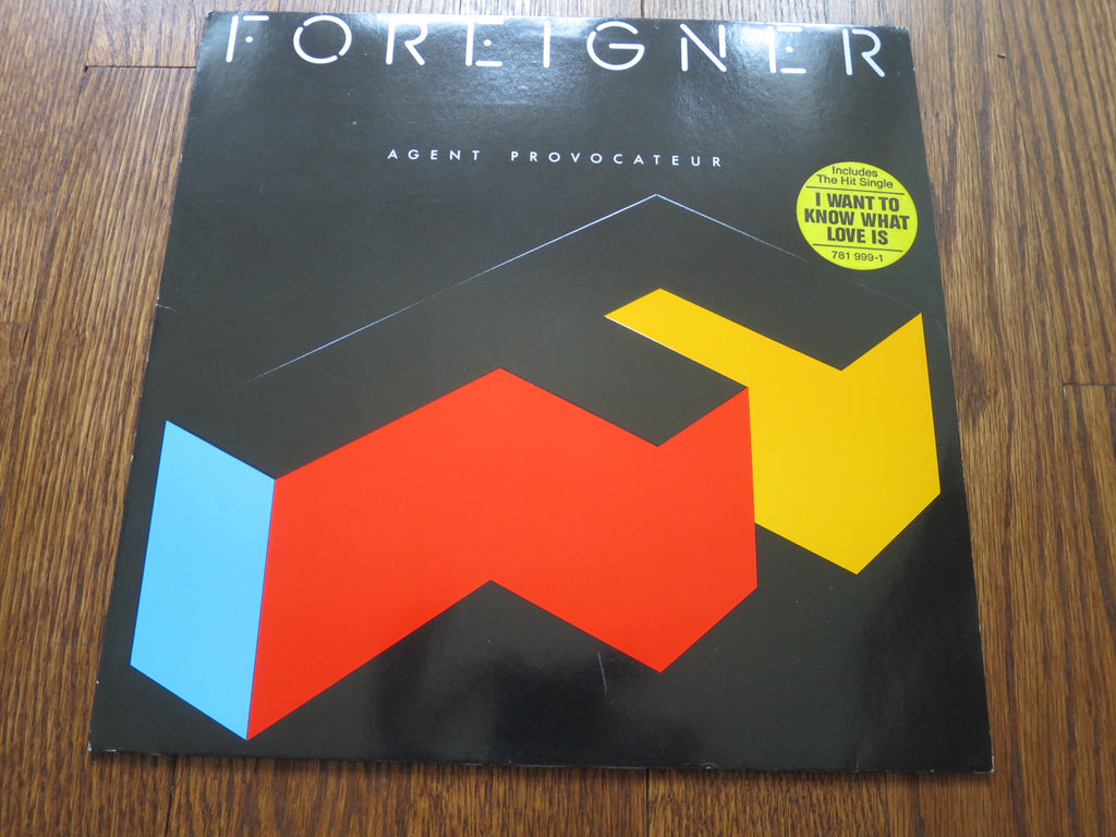 Foreigner - Agent Provocateur - LP UK Vinyl Album Record Cover