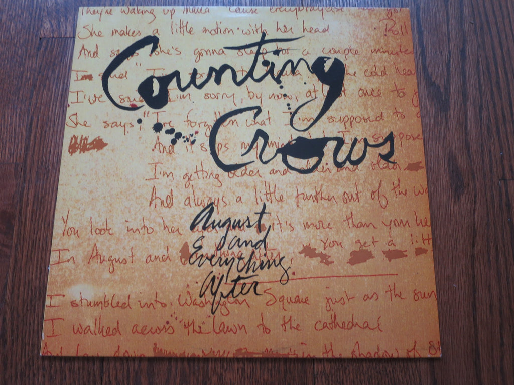 Counting Crows - August And Everything After - LP UK Vinyl Album Record Cover