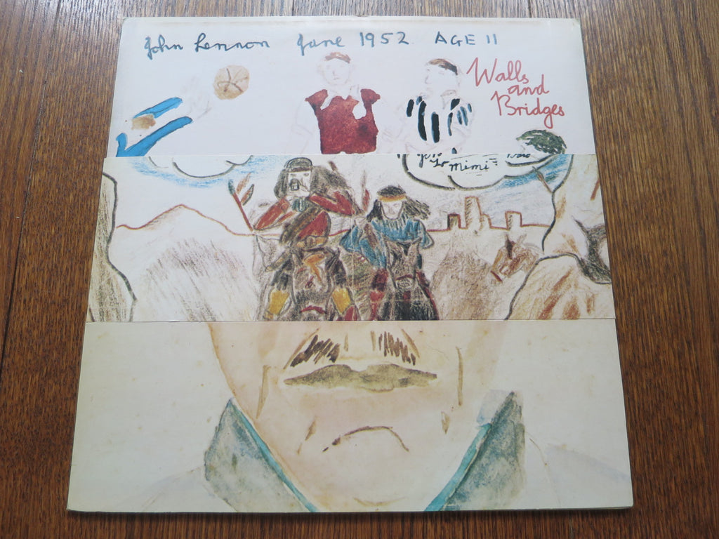 John Lennon - Walls And Bridges - LP UK Vinyl Album Record Cover