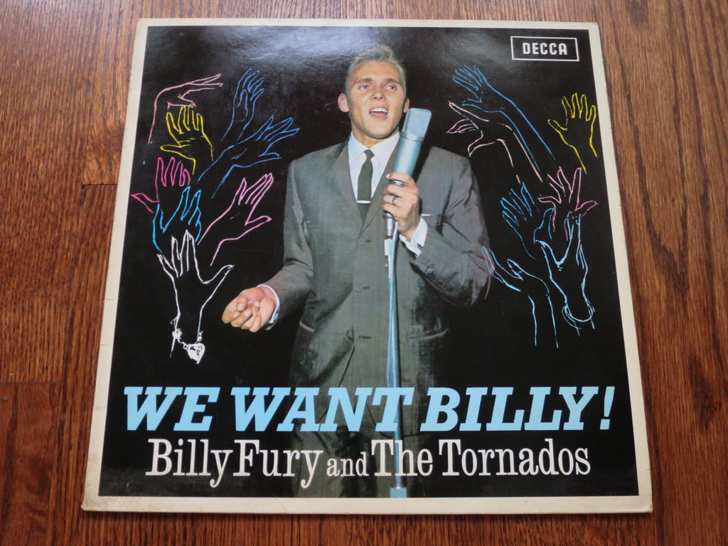 Billy Fury and The Tornados - We Want Billy! - LP UK Vinyl Album Record Cover