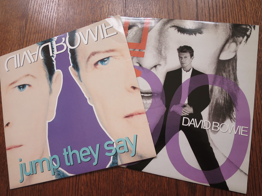 David Bowie - Three 12" singles - LP UK Vinyl Album Record Cover