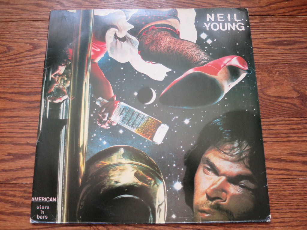 Neil Young - American Stars 'N Bars - LP UK Vinyl Album Record Cover