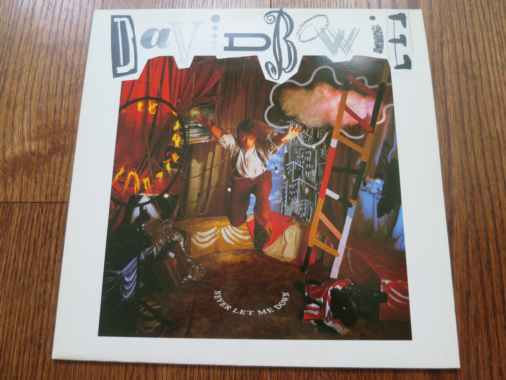 David Bowie - Never Let Me Down - LP UK Vinyl Album Record Cover