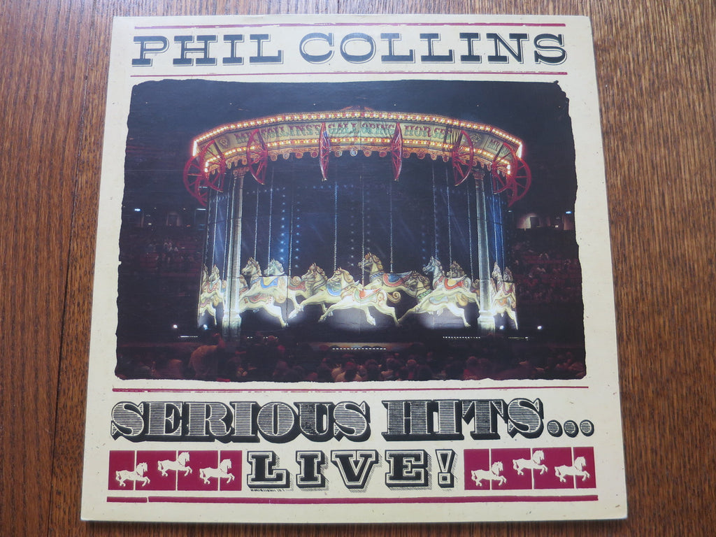 Phil Collins - Serious Hits…Live! 2two - LP UK Vinyl Album Record Cover