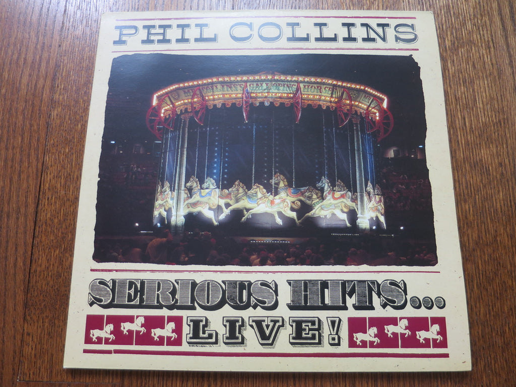 Phil Collins - Serious Hits…Live! - LP UK Vinyl Album Record Cover