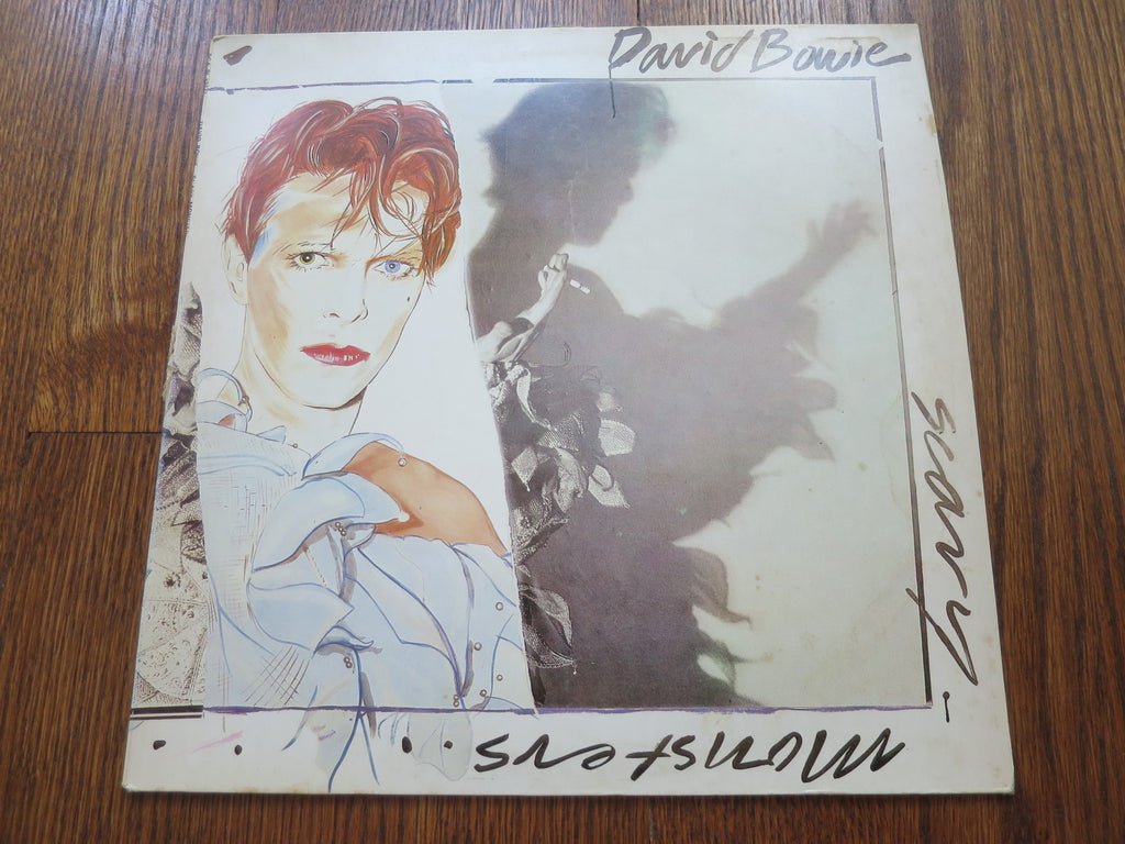 David Bowie - Scary Monsters - LP UK Vinyl Album Record Cover
