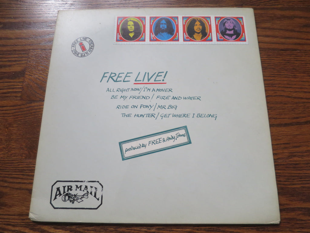 Free - Free Live! - LP UK Vinyl Album Record Cover