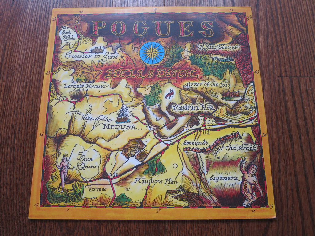 Pogues - Hell's Ditch - LP UK Vinyl Album Record Cover