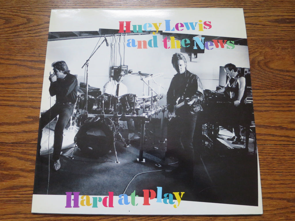 Huey Lewis And The News - Hard At Play - LP UK Vinyl Album Record Cover