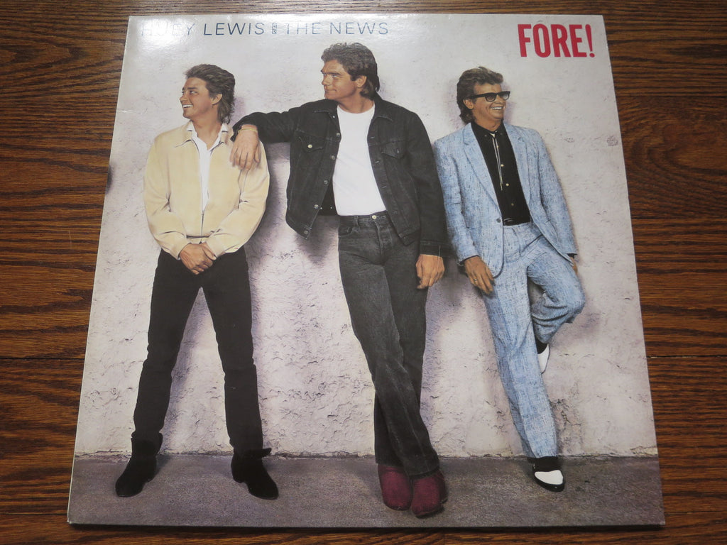 Huey Lewis And The News - Fore! - LP UK Vinyl Album Record Cover