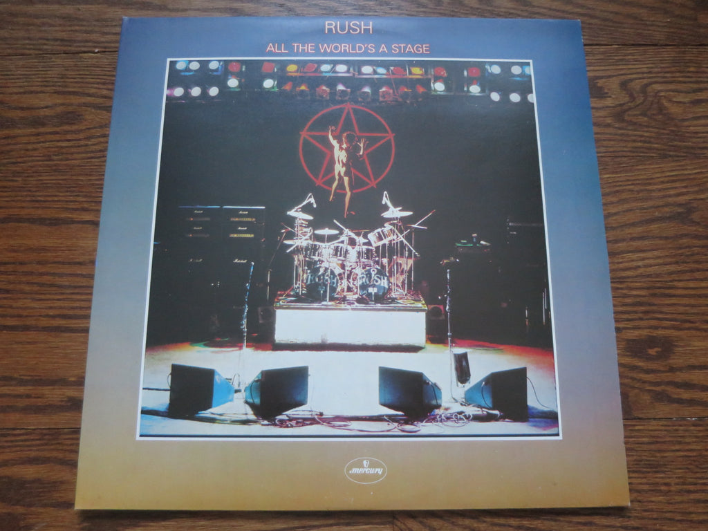 Rush - All The World's A Stage 3three - LP UK Vinyl Album Record Cover