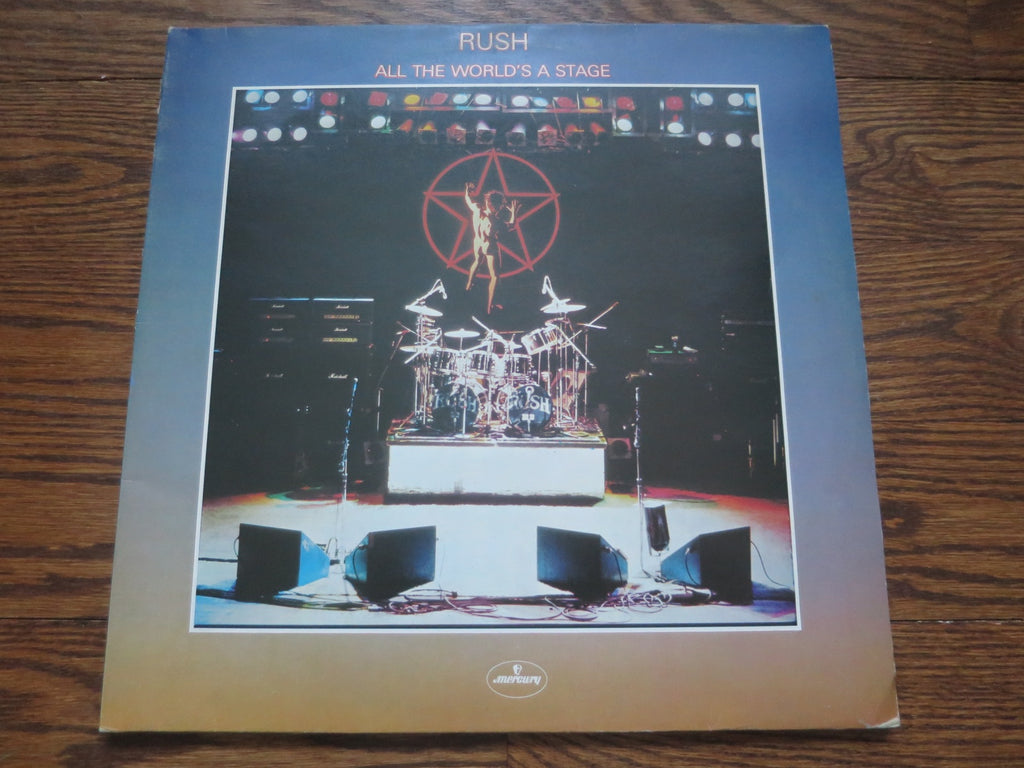 Rush - All The World's A Stage - LP UK Vinyl Album Record Cover